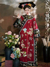 柒小乔 Original Qing Dynasty Style Full Embroidery Changyi (氅衣) - Photography & Cultural Attire