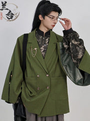 [The Call to Splendor - Imperial Archivist] 兰台主簿 New Chinese Style Double-Breasted Suit Jacket