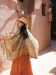 [Lotus Caisson] 谜阿凰 Original Silk Gold-Woven Tang Beizi for Daily Wear