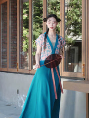 [Jialan Bloom] 迦蓝 Wu Style Tang Beizi Replica Set for Spring & Summer