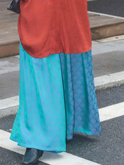 [Jade Case] 谜阿凰 Original Pleated Wide-Leg Hanfu Trousers for Summer Elegance