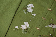 [Whispering Brook Deer] 鹿鸣溪 Original Ming Style Stand-Collar Bufu Robe in Green