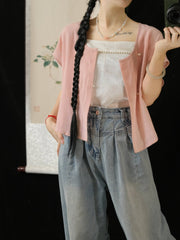 [Summer Weave] 夏织 Modified Tang Beizi Style Top for Daily Wear