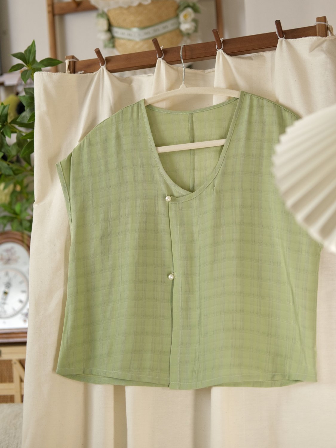 [Summer Weave] 夏织 Modified Tang Beizi Style Top for Daily Wear