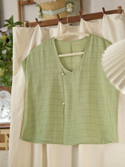 [Summer Weave] 夏织 Modified Tang Beizi Style Top for Daily Wear