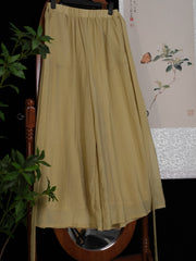 [Whispering Brook Deer] 鹿鸣溪 Original Ming Style Square-Collar Robe & Song Pants Set