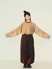 [Púsà Mán: The Bodhisattva Barbarian] 谜阿凰 菩萨蛮 Tang-Style Half-Armour Vest and Jin-Style Outerwear with Layering Options