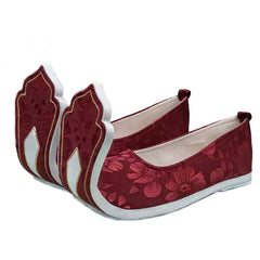 [The Imperial Step] 长卿 Original Restored "Qiaotou" Hanfu Shoes with "Dengyun" Tiered Soles