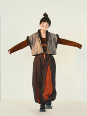 [Púsà Mán: The Bodhisattva Barbarian] 谜阿凰 菩萨蛮 Tang-Style Half-Armour Vest and Jin-Style Outerwear with Layering Options