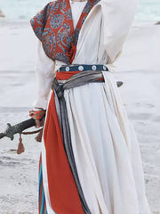 [Paired Birds Roundel] 谜阿凰 Replica Tang Dynasty Beizi & Lantern Pants Set