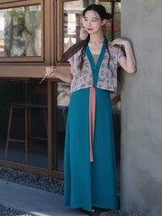 [Jialan Bloom] 迦蓝 Wu Style Tang Beizi Replica Set for Spring & Summer