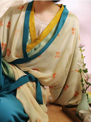 [Ethereal Steps] 凌波微步 Replica Han Dynasty Gauze Robe & Wide-Leg Pants Set