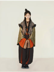 [Púsà Mán: The Bodhisattva Barbarian] 谜阿凰 菩萨蛮 Tang-Style Half-Armour Vest and Jin-Style Outerwear with Layering Options