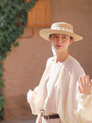 [Joyful Simplicity] 众乐素圆领袍 Tang Dynasty Round Collar Robe and Persian Gathered Trousers Set