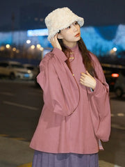 [Kūn Péng 3.0] 谜阿凰 鹏 Ming Dynasty-Inspired Warm Hanfu Series with Optional Sleeve Styles and Corduroy Mamian Skirts