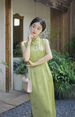 [Whispering Butterflies] 蝶语 Original Hanfu-Inspired Qipao Dress for Daily Elegance