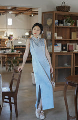 [Whispering Butterflies] 蝶语 Original Hanfu-Inspired Qipao Dress for Daily Elegance