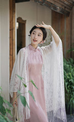 [Whispering Butterflies] 蝶语 Original Hanfu-Inspired Qipao Dress for Daily Elegance