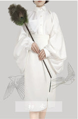 [Early Cloud] 初云 Improved Pipa-Sleeve Base Shirt for Unisex & New Chinese Style Commuting