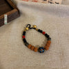 [The Tibetan Echo] 臧式 Original Tibetan Style Natural Stone Bodhi Bead Woven Bracelet with Bells