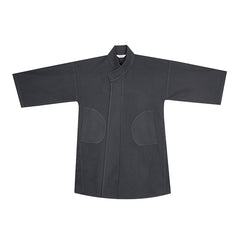 [Hues of Twilight] 黛色 Original Han-Element Set with Tang Style Robe & Striped Eight-Gore Skirt