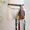 [The Young Minister] 少卿 Original Tang Style "Xie Die" Utility Belt & Waist Bag Set with Tassels