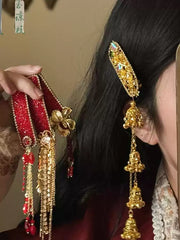 [Exotic Tassel] 异域名族风 Exotic Etnic Style Long Tassel Hair Clip/Earcuff for Hanfu & Modern Wear