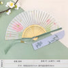 [Spring Blossom] Original New Chinese Style Portable Folding Fan - Bamboo Fan for Hanfu & Qipao Photography
