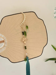 [Auspicious Coin] 新中式古旧铜钱长款流苏耳挂 New Chinese Style Antique Coin Tassel Earcuff for Hanfu & Qipao