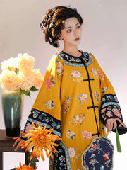 柒小乔 Original Qing Dynasty Style "Yuehua" Mamian Skirt & Embroidered Round-Neck Top - Authentic Photography Attire