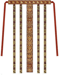 [Echoes of the Silk Road] 丝路同绸 Original Tang Dynasty Hanfu Set with Beizi Robe & Eight-Gore Skirt