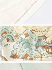 [A Journey Through Verdant Hills] 青山行 Original Hanfu-Inspired Slip Dress & Outer Shirt Set