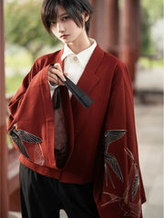 [The Swallow's Return] 燕归来 Original New Chinese Style Commuting Suit Jacket with Heavy Embroidery