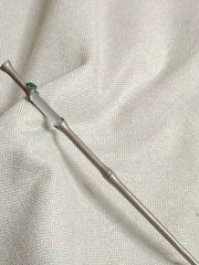 [The Emerald Grove] 苍翠竹节簪 Original New Chinese Style Bamboo Jade & Silver Hairpin - Spiritual Aesthetic Accessory