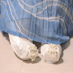 [As Desired] 珠花云头鞋 Ruo Ke Series Brocade Hanfu Shoes with Bead Accents