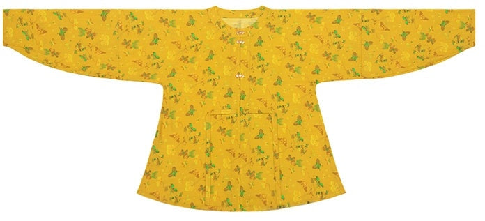 [Butterfly Dawn Dream] 晓梦迷蝶 Original Ming Style Hanfu Set with Round-Collar Shirt and Wide-Leg Pants