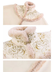 [Whispers of the Southern Bough] 南枝 Original Song Style Hanfu Set with Embroidered Cape & Spinning Skirt