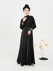 [The Resilient Bamboo] 竹石 Original Hanfu Set with Slanted Placket Shirt, Skirt & Winter Coat Options