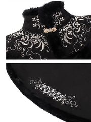 [Whispers of the Southern Bough] 南枝 Original Song Style Hanfu Set with Embroidered Cape & Spinning Skirt