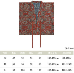 [Paired Birds Roundel] 谜阿凰 Replica Tang Dynasty Beizi & Lantern Pants Set