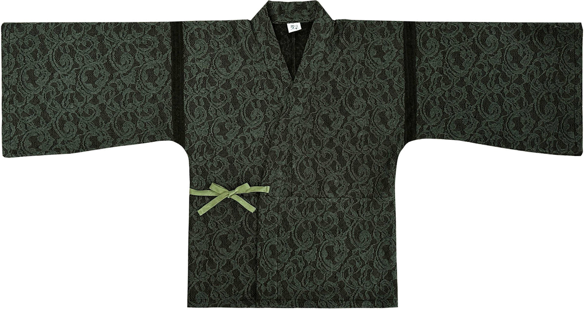 [Verdant Night] 绿夜 Original Jin Dynasty Hanfu Set with Lace Robe & Six-Gore Skirt