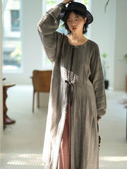 [Autumn's First Hues] 肇秋 Original Ming Wanli Long Shirt & Song Hundred-Pleat Skirt Set
