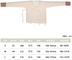 [Mandala Bloom] 谜阿凰 Replica Tang Dynasty Striped Floral Beizi (Half-Sleeve Robe)