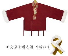 [Stellar Fire] 火离 Original Ming Dynasty Hanfu Set with Cape, Embroidered Robe & Mamian Skirt for Autumn/Winter & New Year