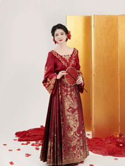 [The Perfect Union] 珠联璧合 Original Mamian Skirt Set for Weddings & Toasting Ceremonies