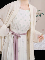 [Whispering Brook Deer] 鹿鸣溪 Original Tang Style Camisole Inner Wear with Floral Prints