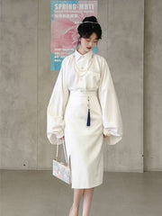 [The Swallow's Return] 燕归来 Original New Chinese Style Commuting Suit Jacket with Heavy Embroidery