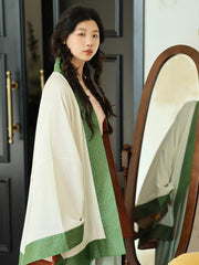 [Chameleon Silk] 双面穿宋貉袖 Reversible Song Style Raccoon Sleeve Robe