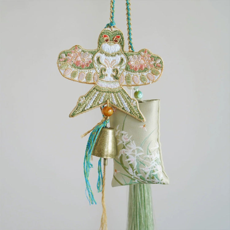 [Sending Affection] 云深雾浅 Sending Affection Original Kite Sachet Waist Pendant for Hanfu & Car Decor