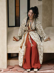 [Embers of Hope] 余烬 Western Han Zen Robe & Wei-Jin Lantern Pants Set